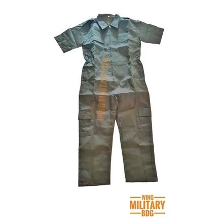 Ready Wearpack lengan pendek / Katelpak lengan pendek/ Coverall seragam bengkel lengan pendek