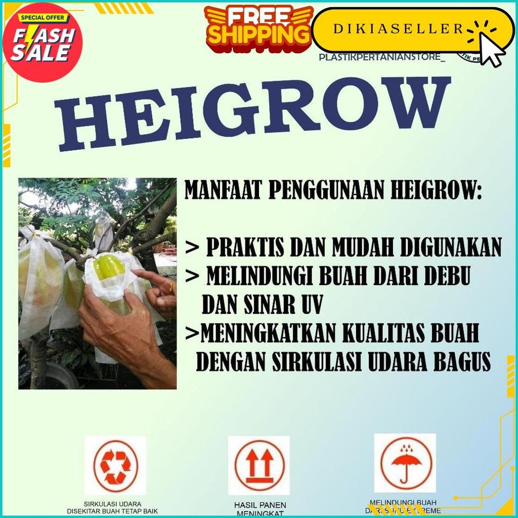 Heigrow Fruit Cover Ukuran Xl Bisa Cod