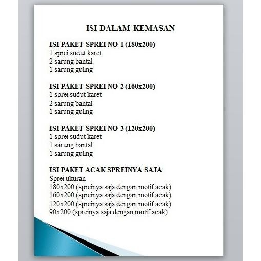 Promo Xtra Ryu-56 Spray Homemade Motif Karakter Ukuran King 180X200 Terlaris Harga Murah Meriah Free