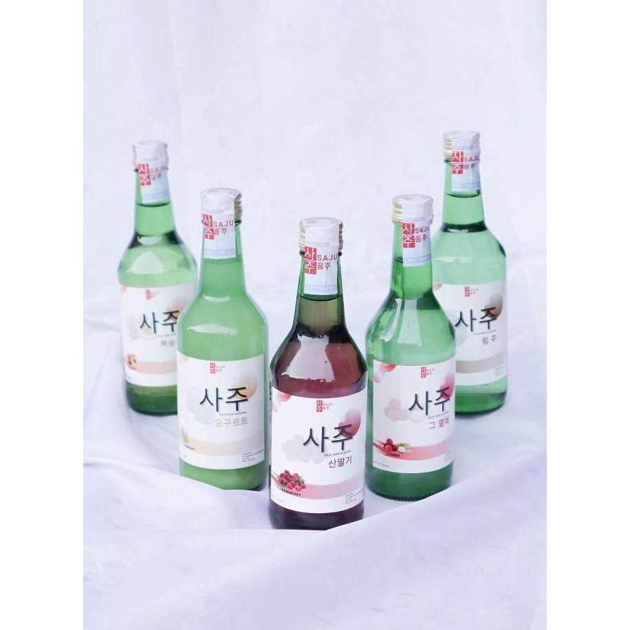 (Good) SAJU - SOJU NON ALKOHOL VARIAN RASA HALAL 100% | FREE GELAS SLOKI
