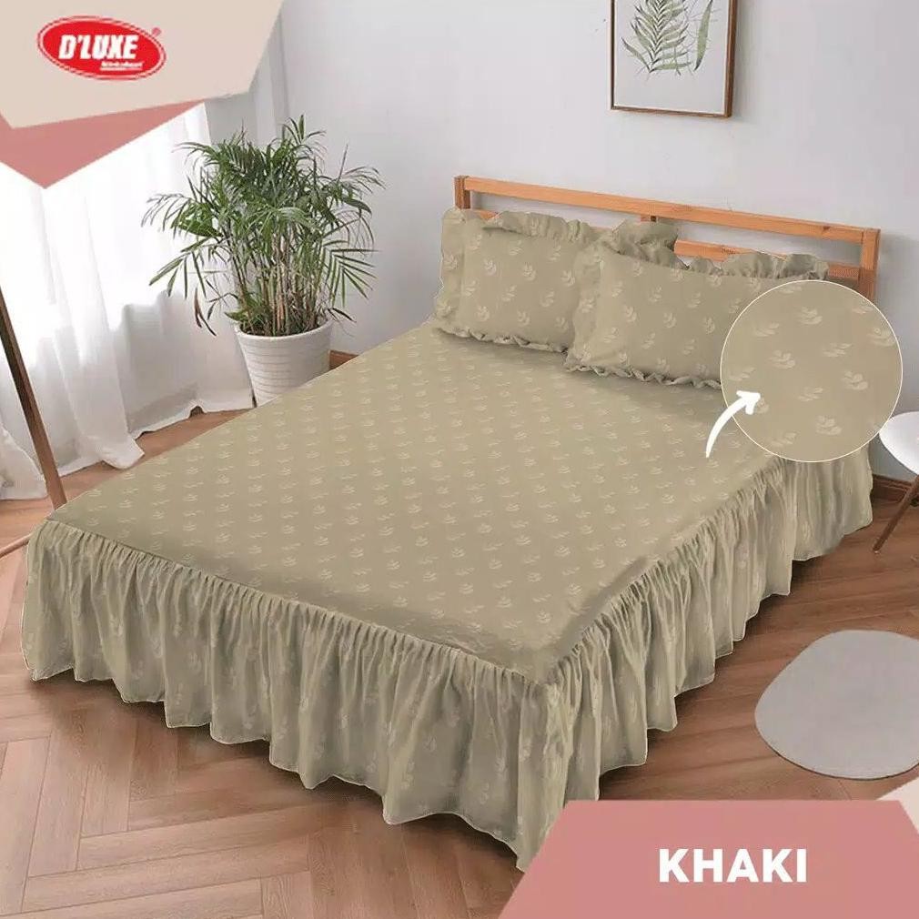KINTAKUN - Sprei Seprai Sprey Sepray Rumbai Rumbay Rempel Polos Emboss KINTAKUN DELUXE Kasur Set Ori