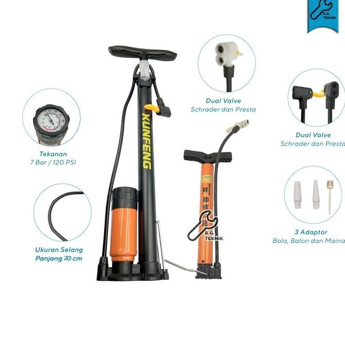 DF274>> Pompa Angin Besar / Kecil Pompa Bola / Balon / Mainan / Sepeda / Motor