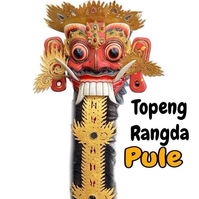 :=:=:=:=] Tapel dan Lidah Rangda Kayu Pule - TOPENG RANGDA PULE -Rangda Sakral - Topeng Leak Jawan