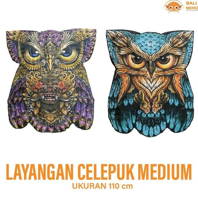 =====] Layangan Celepuk Medium - Layangan Celepuk Print - Layangan Celepuk Motif - Layangan Celepuk 