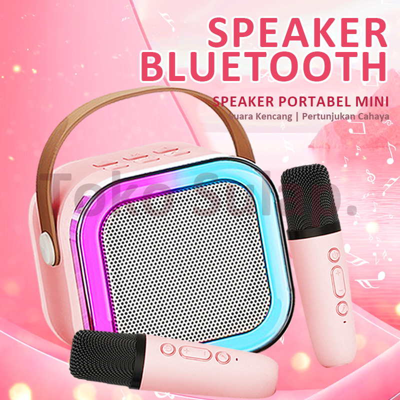 Bluetooth Speaker Wireless Karaoke Portable Super Sound Quality 3D Stereo With Mic Mini Speake