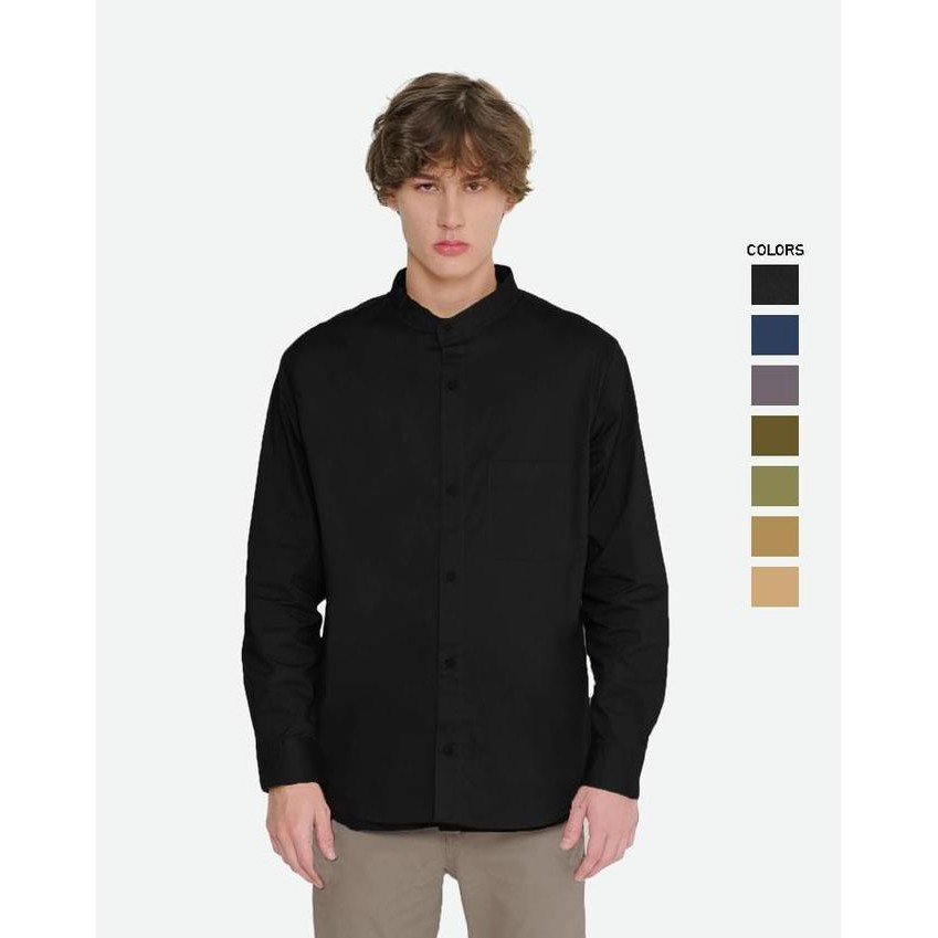 Erigo Shanghai Longsleeve Basic - Kemeja Lengan Panjang Unisex