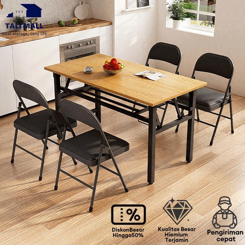 Meja Lipat makan Meja Belajar Lipat Meja Kantor Besi Meja Lipat Portable Meja Meeting Lipat Meja Ser