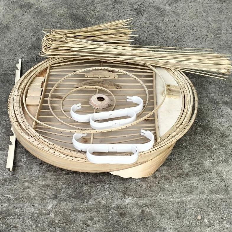 AMBRUKAN SANGKAR BURUNG MURAI KOMPLIT SIAP RAKIT NO 2 (DM 58CM) HALUS RUJI NON ROS