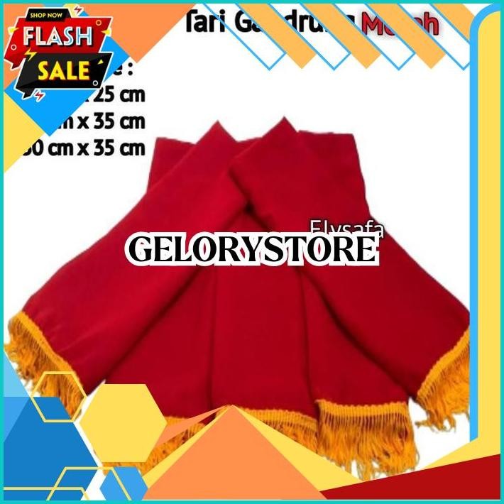Selendang/sampur Tari Gandrung warna Merah BIG SALE