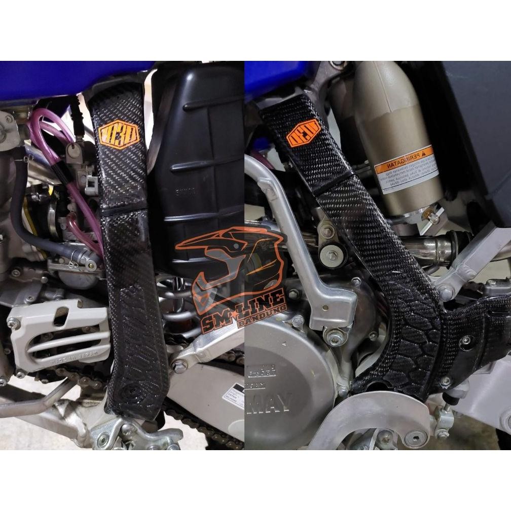 Frame Guard YZ 2 TAK Carbon Pelindung Rangka YZ125X YZ250X 2017-2023 Carbon