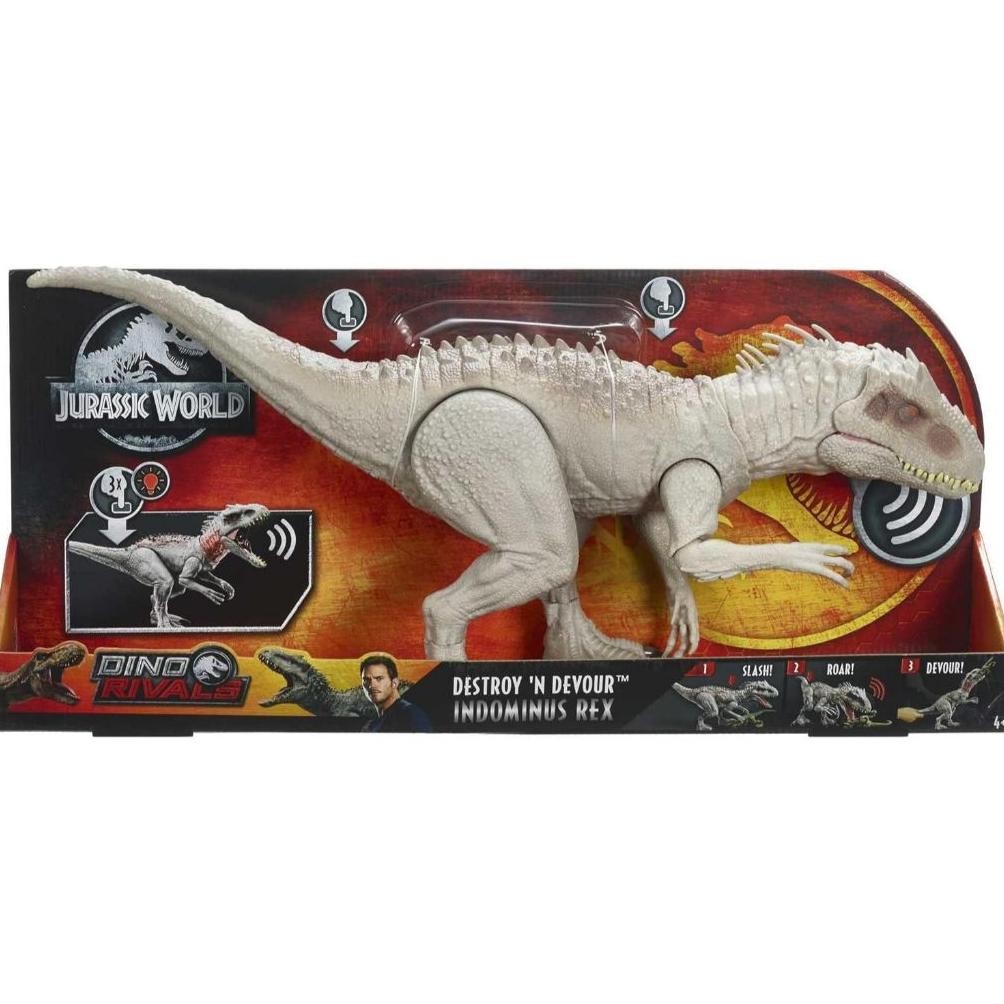 READY ORIGINL Jurassic World DESTROY 'N DEVOUR Figur Indominus Rex ORIGINAL
