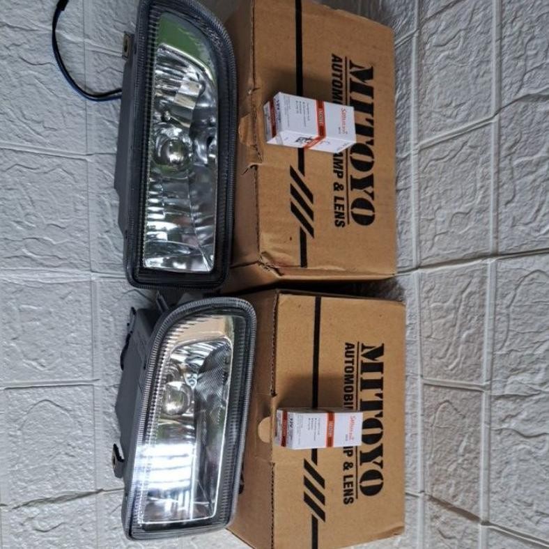 foglamp lampu kabut kijang kapsul 1999 2000 2001 2002 efi lgx + bolam kiri kanan lampumobil