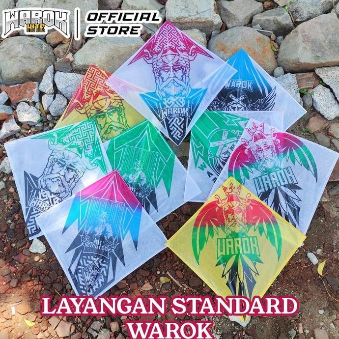 (Best) 100Pcs Layangan Sukhoi Warok Standard Bambu Apus ukuran 57 Arku Mix Keras sedang dan Empuk