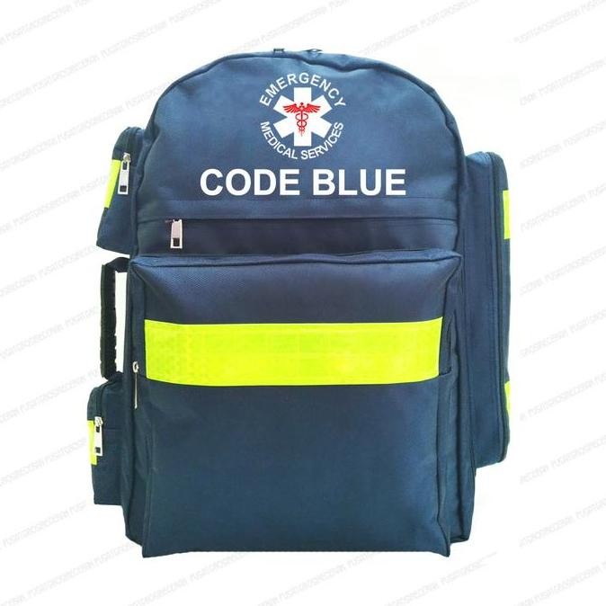 Ready oke] Ransel Jumbo Code Blue Navy Tas Perlengkapan Medis Emergency Kit Tas