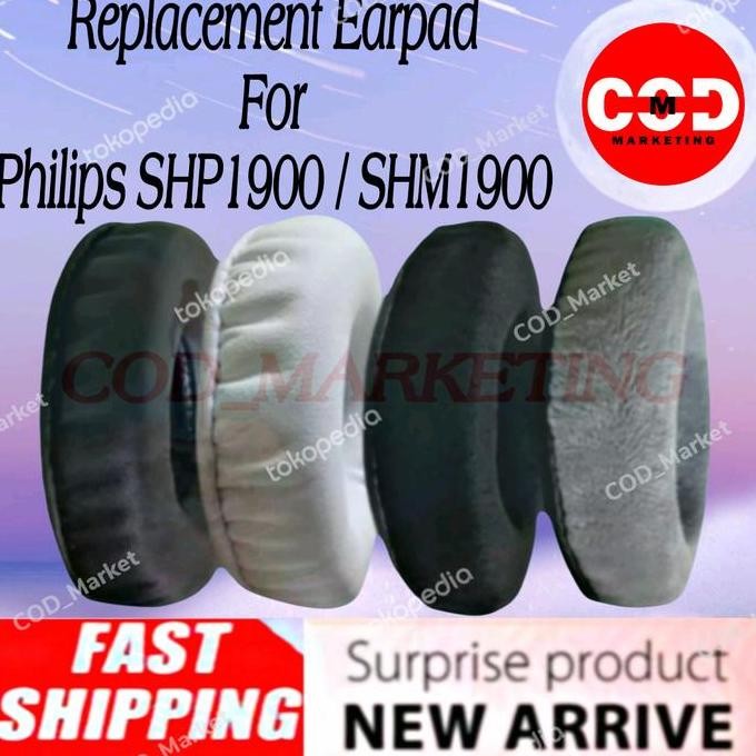 DE83 - Earcup Busa Earpad Headphone Philips SHP1900 SHM1900 SHP-1900 SHM-1900