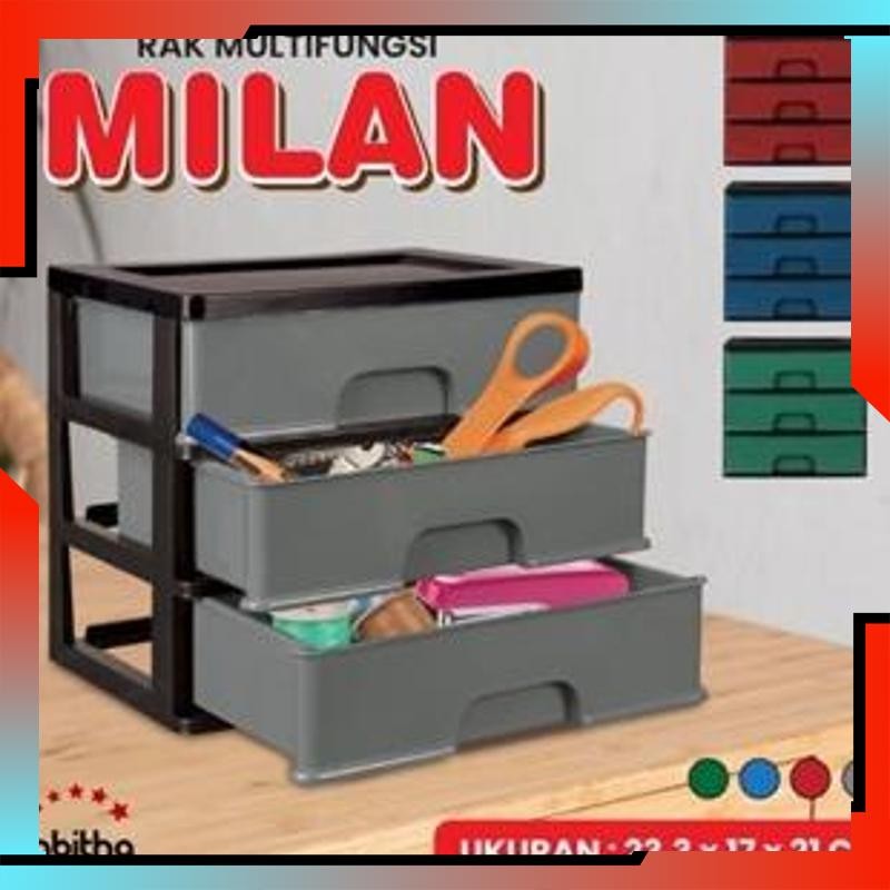 Bisa COD AS Rak multifungsi milan tabitha lemari  3 susun Serbaguna BFK-39