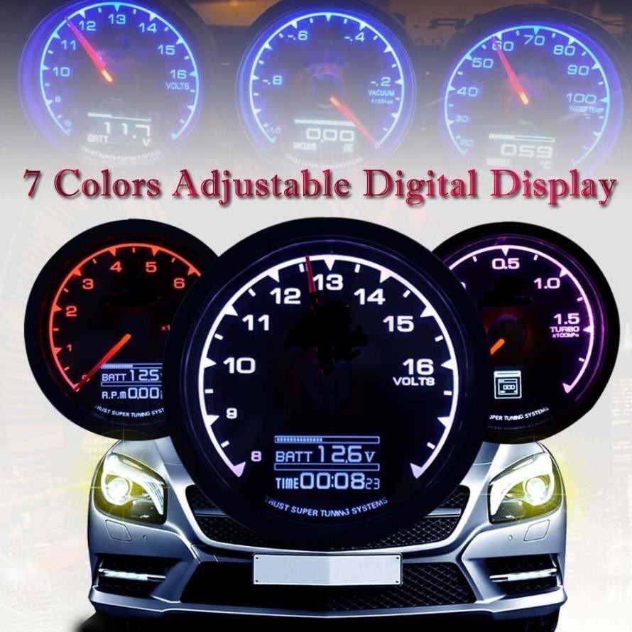 Tachometer Gauge Indikator Speedometer Mobil Not Indicator Greddy