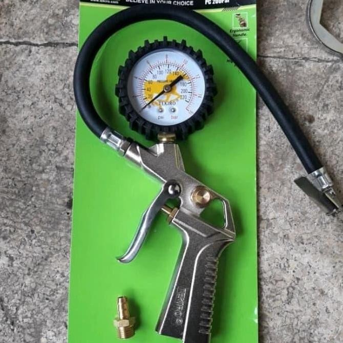 Alat Pengisi Angin / Pengukur Angin / Inflator Tekiro
