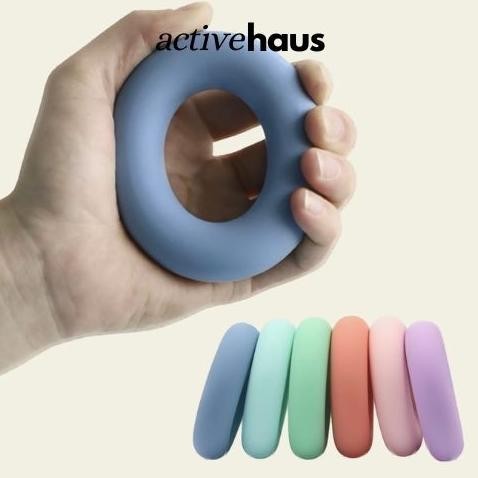 Finger Grip Ring 15 KG / Finger Wrist Exercise / Silicone Ring Hand Grip / Finger Power Strength / L