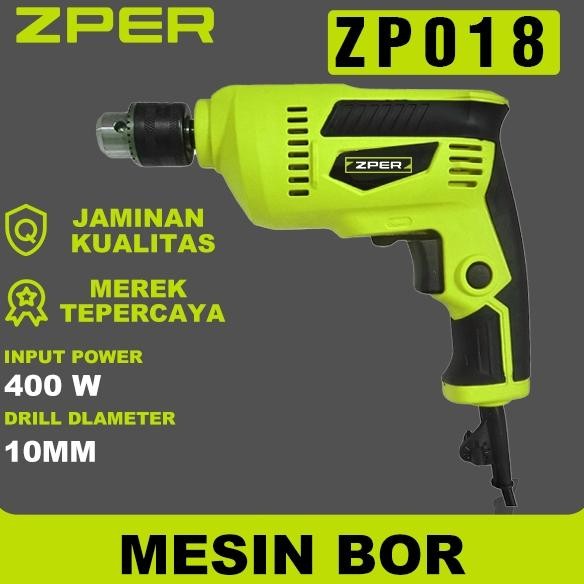 ZPER Mesin bor Bor tangan listrik Bor beton Bor tembok alat bor Obeng bor kayu ZP018