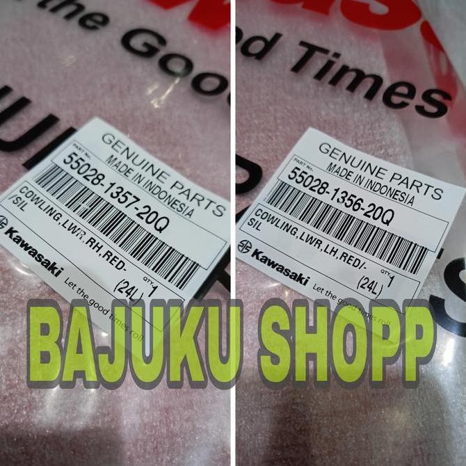 Fairing Fering Bawah merah maroon Ninja Rr Old ZX Original Original