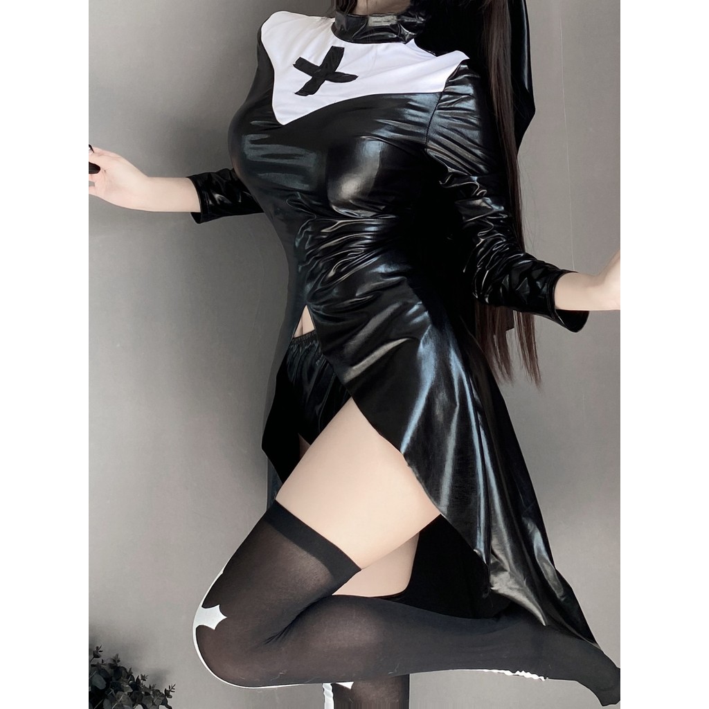 2023New Year's Halloween Cross Nun Cosplay Costume Sexy Nurse cosplay Costumes