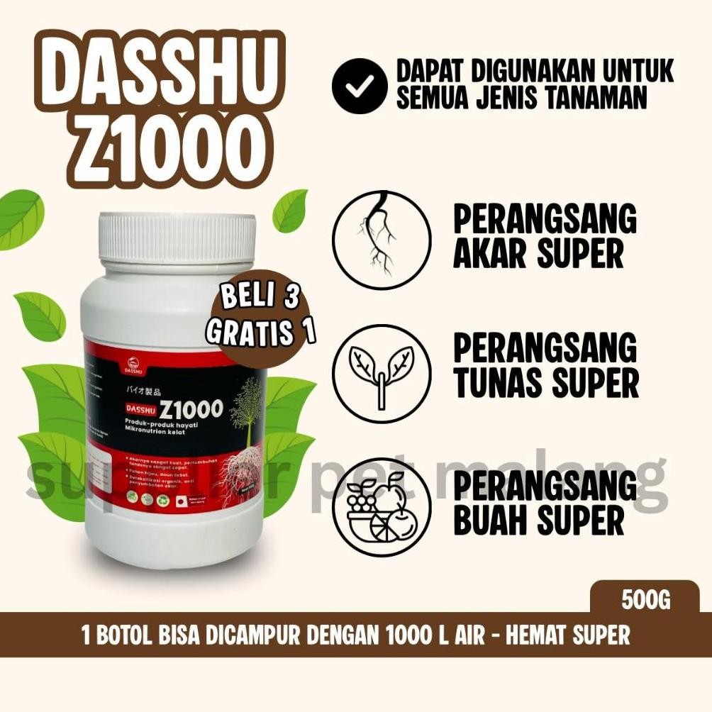 Promo Cod Dasshu - Z1000 - Untuk Tumbuhan - Akar - Tunas - Buah - 500Gr - Z1000 Tumbuhan - Dasshu ..