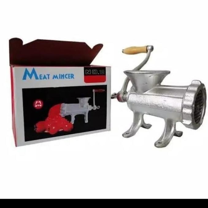 (Best) MESIN GILING DAGING/ KACANG MANUAL BESI UKURAN 22 MEAT MINCER
