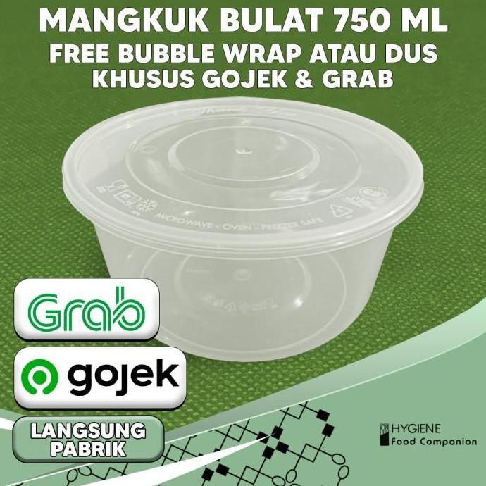 (Good) Thinwall Bulat 750 ml Mangkok - Roundbowl 750ml - Mangkok Bulat 750ml