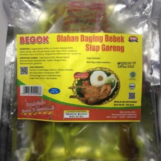 (Best) Begok Bebek Goreng Utuh Satu Ekor