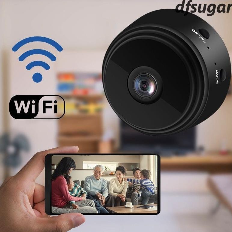 Gh-45 A9 Cctv Mini Kamera Pengintai Wifi Hd 1080P Yang Baru Ditingkatkan Lampu Cctv Camera Sudut Leb