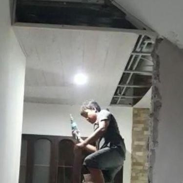 ~~~~~] Ongkos Pemasangan Plafon Gypsum, Kalsiboard, Plafon PVC