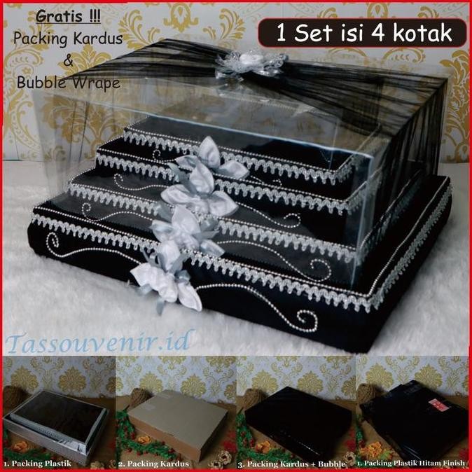 Hantaran Pernikahan Seserahan Box Nikahan Seserahan Isi 4 Pcs Bunga Hantaran Hantaran Hiasan Pita