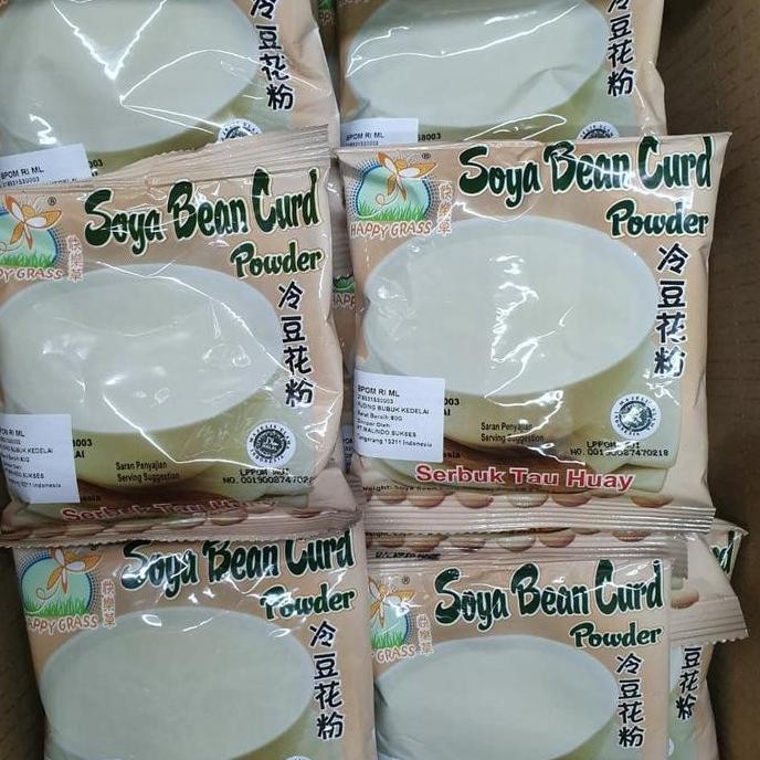 New soya bean curd powder / puding bubuk kedelai / happy grass