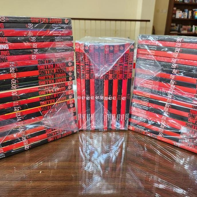 Komik Giant Killing Set Lengkap Campur Segel Dan Kolpri 1-58 Ori