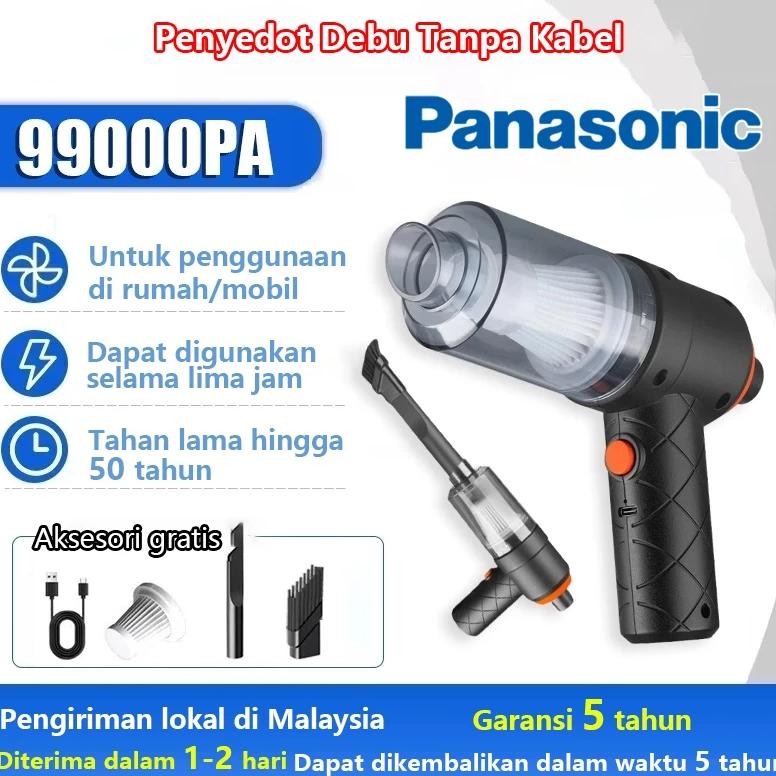 [Garansi lima tahun]Portable Mini Panasonic Vacum Cleaner 1 vacuum, 2 manfaat bersihkan rumah & mobi