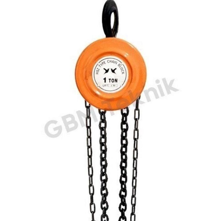 NEW CHAIN BLOCK 2 TON (2TON X 3M DAN 2TON X 5M) / TAKEL KATROL KEREKAN KAPASITAS 2 TON