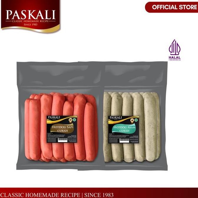 

Paskali Pack - Sosis Ayam 1000 Gram, Sosis Sapi 1000 Gram