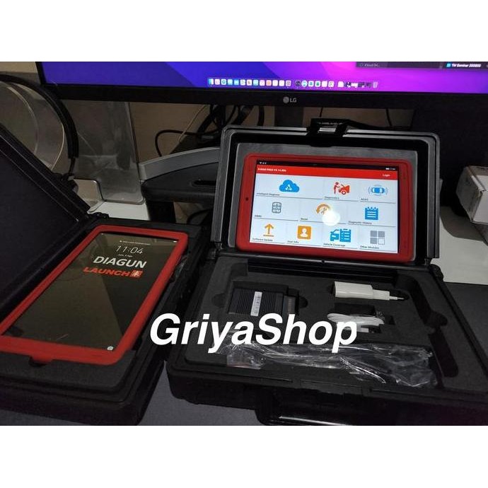 Scanner Mobil Launch X431 Diagun Iv Adapter Full Software Dgn Tablet