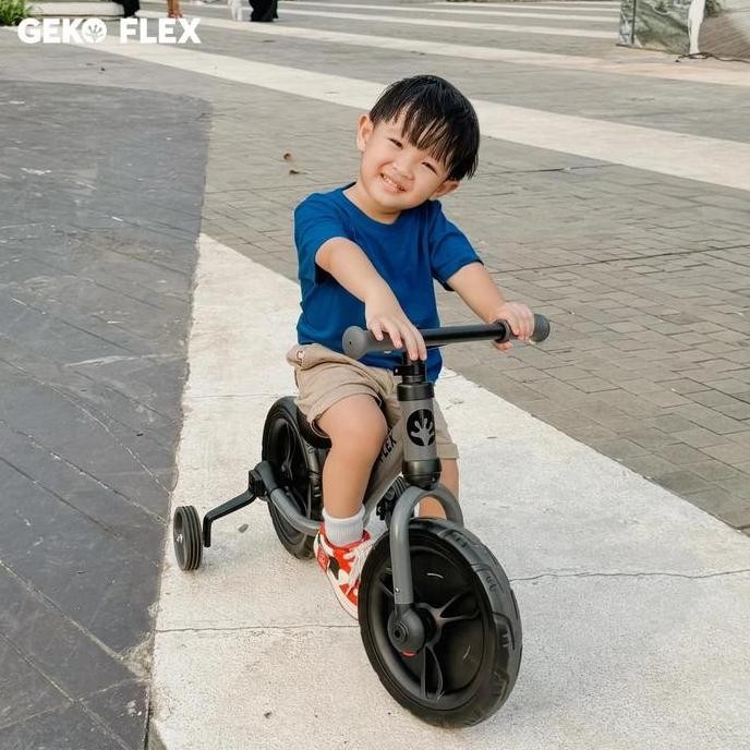 Geko Flex 6In1 Balance Bike - Sepeda Balance Bike Keseimbangan Anak Push Bike