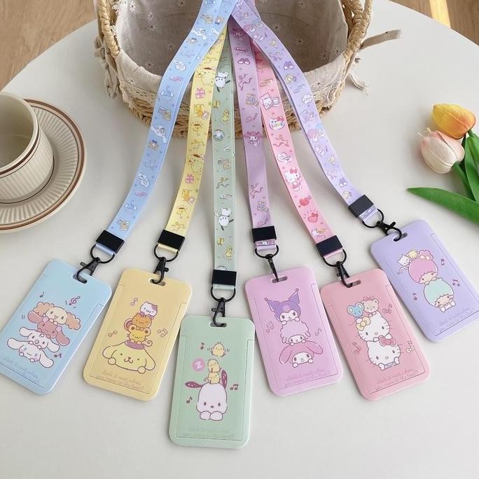 

Kalung Holder Kartu Lucu Sanrio/Id Card Holder Name Tag Lanyard Sanrio