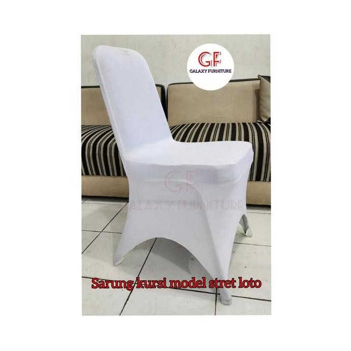 Sarung Cover Kursi Futura Ketat/Sarung Kursi Susun/Cover Kursi Futura