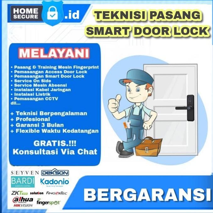 Ready  Teknisi Pemasangan Smart Door Lock AVARO / dekson Kadonio