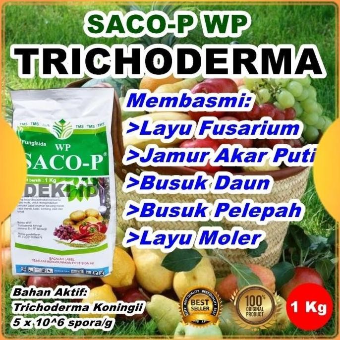 Tricoderma Koningii Saco P Wp 1 Kg Fungisida Organik Trichoderma