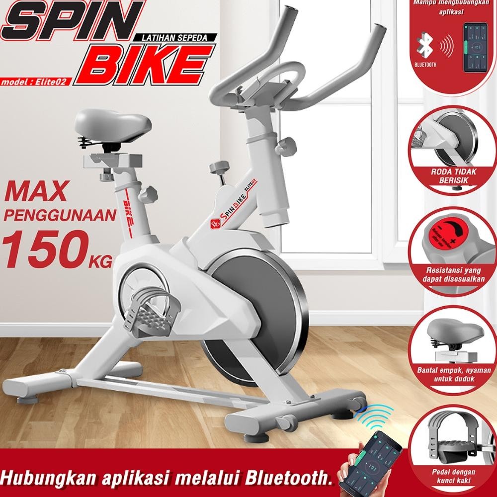 HTD Sport SEPEDA STATIS KUALITAS GYM ALAT OLAH RAGA RUMAHAN SPIN BIKE ELITE/S290/S303/S500