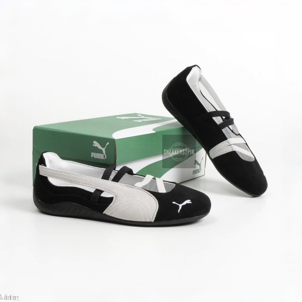 Sepatu Puma Speedcat Ballet Black Authentic - Sneakers sepatu balet Hitam wanita