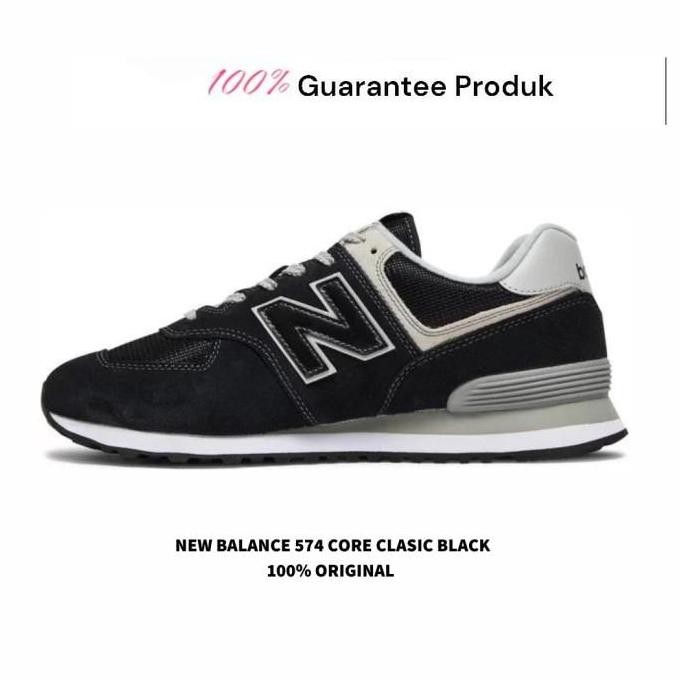 New  Sepatu New Balance 574 Core Clasic Black