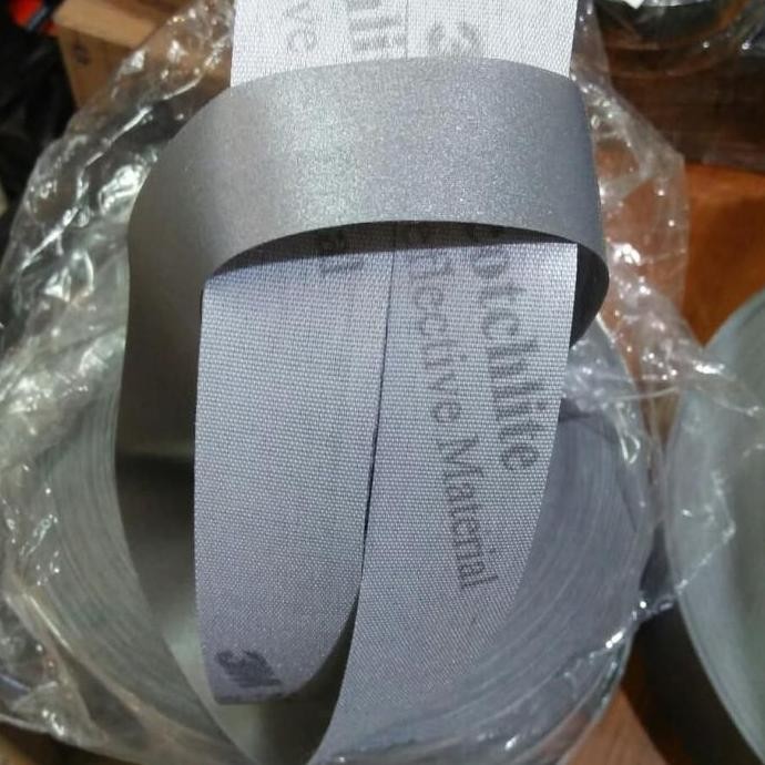 Ecer 1Mtr Stiker Scotlite Jahit Reflector Kain 3M 8912- Ukuran