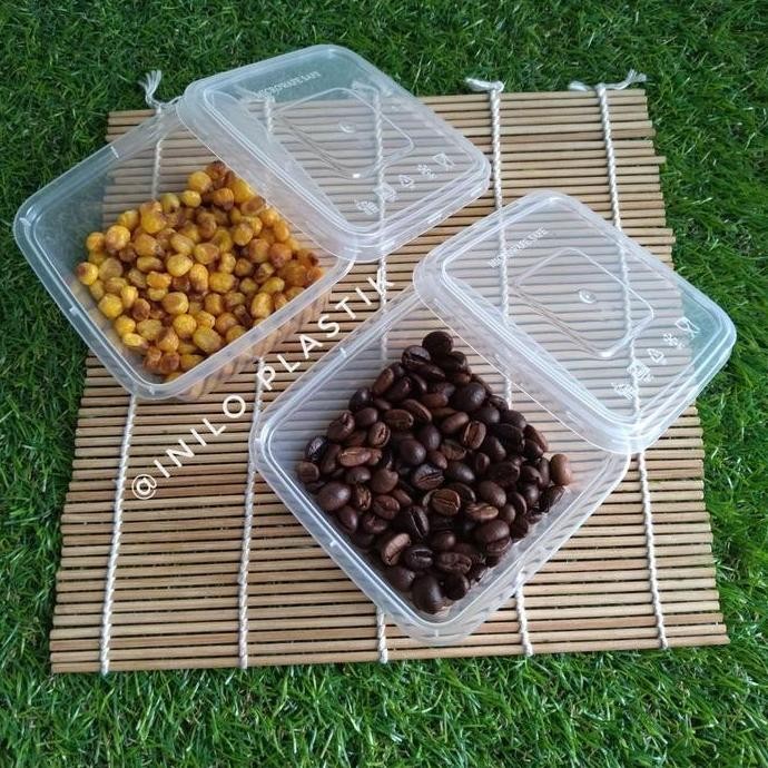50 Pcs Thinwall Dm 250 Ml Sq / Thinwall Kotak Plastik 250 Ml