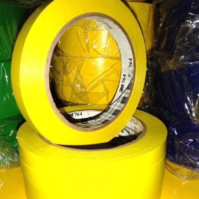 

3M - Lakban Lantai 3M 764 Vinyl - Floor Marking Tape 12Mm X 33 Mtr